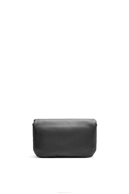 Black Mini Puffer Goya bag in shiny nappa lambskin Loewe 84PR413 Women