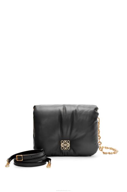 Black Puffer Goya bag in shiny nappa lambskin Loewe 84PR385 Women