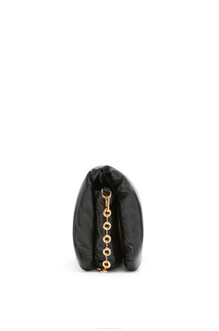 Black Puffer Goya bag in shiny nappa lambskin Loewe 84PR385 Women