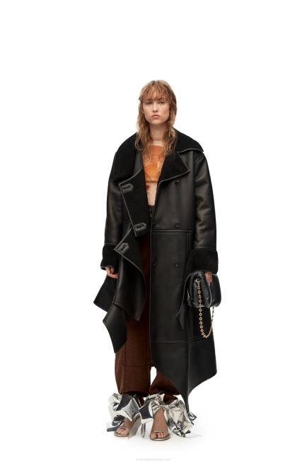 Black Puffer Goya bag in shiny nappa lambskin Loewe 84PR385 Women