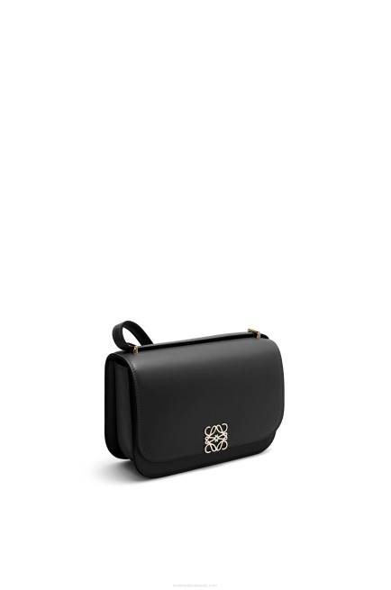 Black Small Goya bag in silk calfskin Loewe 84PR269 Women