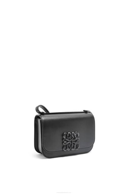 Black Small Goya bag in silk calfskin Loewe 84PR456 Women