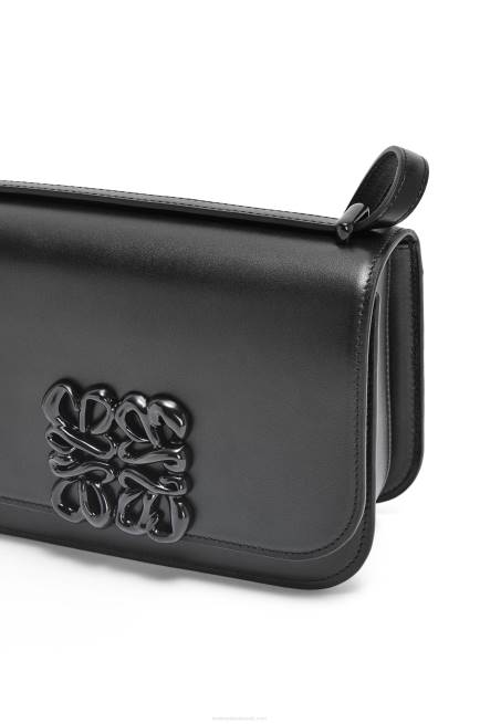 Black Small Goya bag in silk calfskin Loewe 84PR456 Women