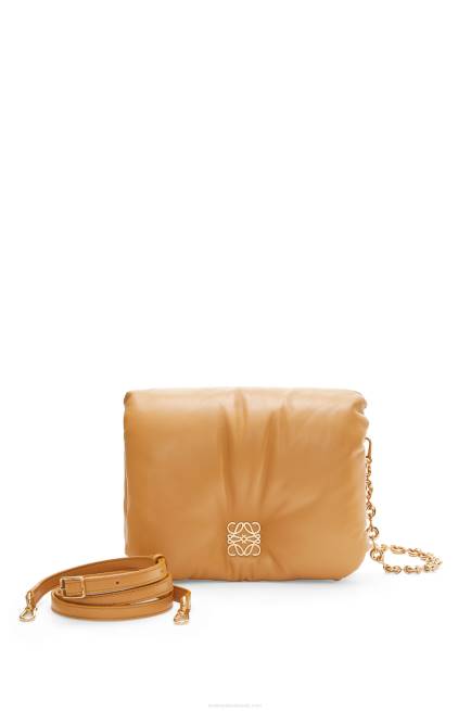 Camel Puffer Goya bag in shiny nappa lambskin Loewe 84PR387 Women