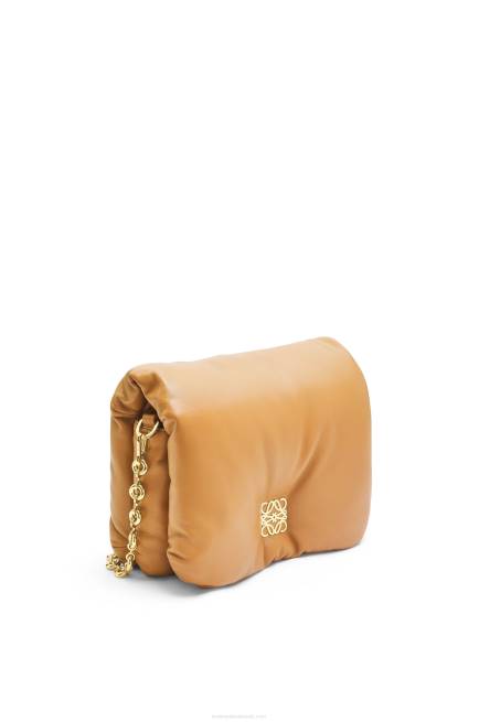 Camel Puffer Goya bag in shiny nappa lambskin Loewe 84PR387 Women