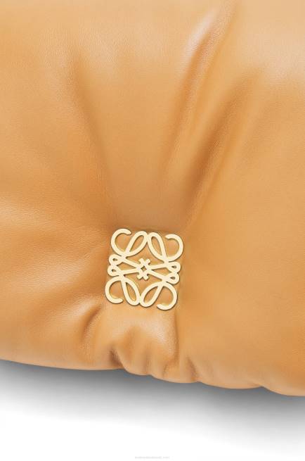 Camel Puffer Goya bag in shiny nappa lambskin Loewe 84PR387 Women