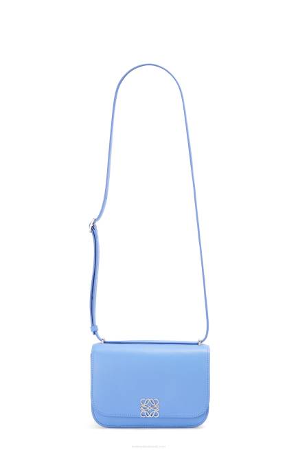 Celestine Blue Small Goya bag in silk calfskin Loewe 84PR508 Women