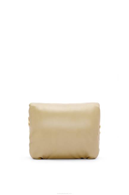 Clay Green Puffer Goya bag in shiny nappa lambskin Loewe 84PR386 Women