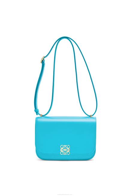 Cyan Small Goya bag in silk calfskin Loewe 84PR309 Women