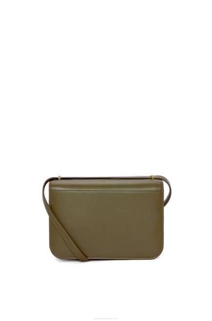Dark Khaki Green Goya bag in silk calfskin Loewe 84PR374 Women