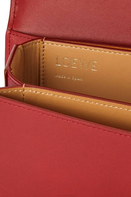 Deep Red Small Goya bag in silk calfskin Loewe 84PR308 Women