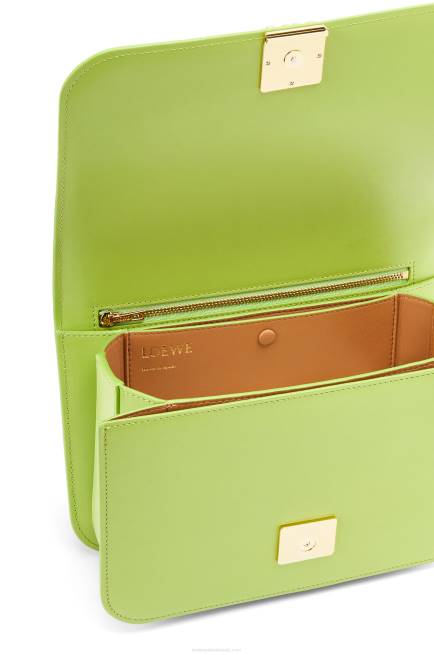 Green Bean Goya bag in silk calfskin Loewe 84PR509 Women
