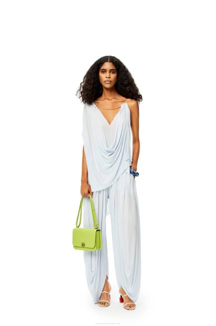 Green Bean Goya bag in silk calfskin Loewe 84PR509 Women