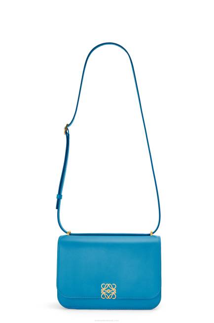Lagoon Blue Goya bag in silk calfskin Loewe 84PR495 Women