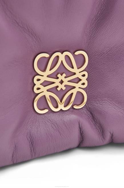Lavander Mini Puffer Goya bag in shiny nappa lambskin Loewe 84PR322 Women