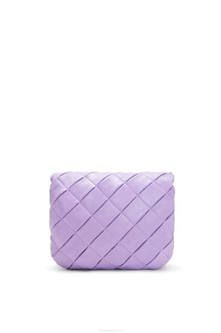Light Mauve Puffer Goya in pleated shiny nappa lambskin Loewe 84PR379 Women