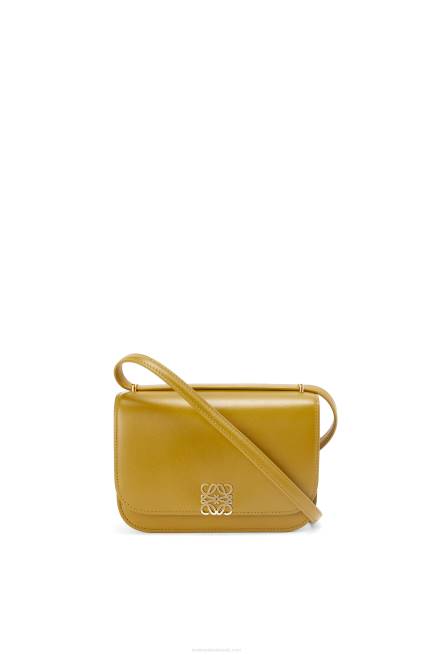 Ochre Small Goya bag in silk calfskin Loewe 84PR496 Women