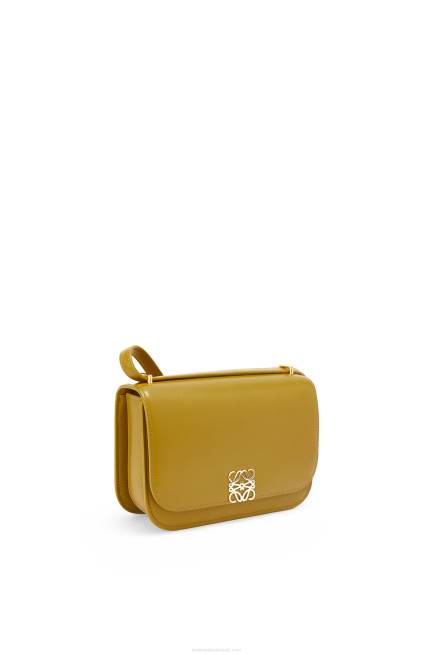 Ochre Small Goya bag in silk calfskin Loewe 84PR496 Women