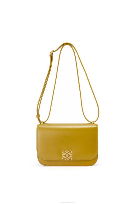 Ochre Small Goya bag in silk calfskin Loewe 84PR496 Women