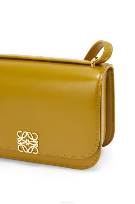 Ochre Small Goya bag in silk calfskin Loewe 84PR496 Women