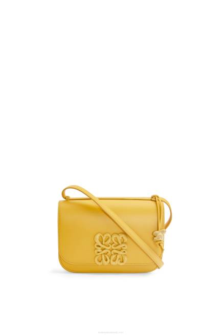 Pale Yellow Glaze Small Goya bag in silk calfskin Loewe 84PR263 Women