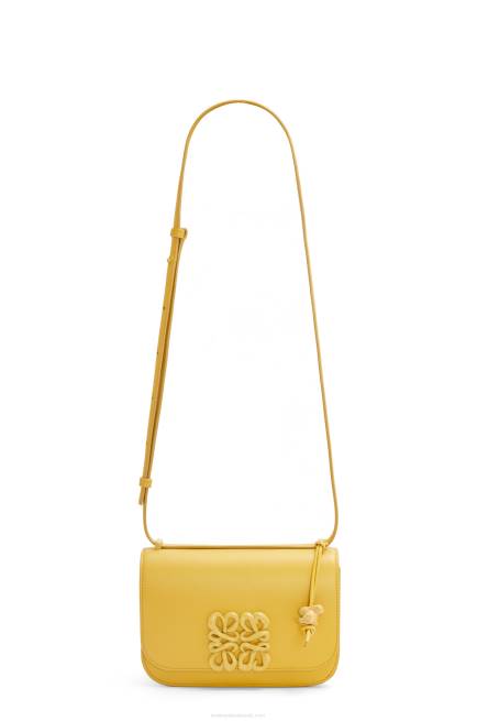 Pale Yellow Glaze Small Goya bag in silk calfskin Loewe 84PR263 Women