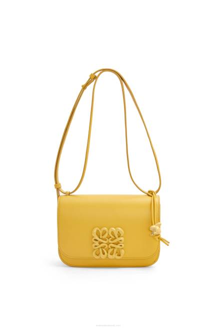Pale Yellow Glaze Small Goya bag in silk calfskin Loewe 84PR263 Women