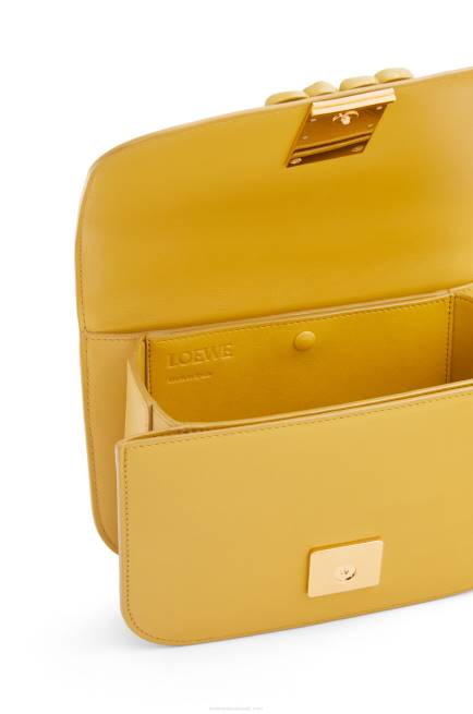 Pale Yellow Glaze Small Goya bag in silk calfskin Loewe 84PR263 Women