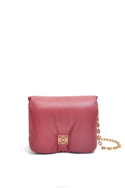 Plumrose Puffer Goya bag in shiny nappa lambskin Loewe 84PR489 Women
