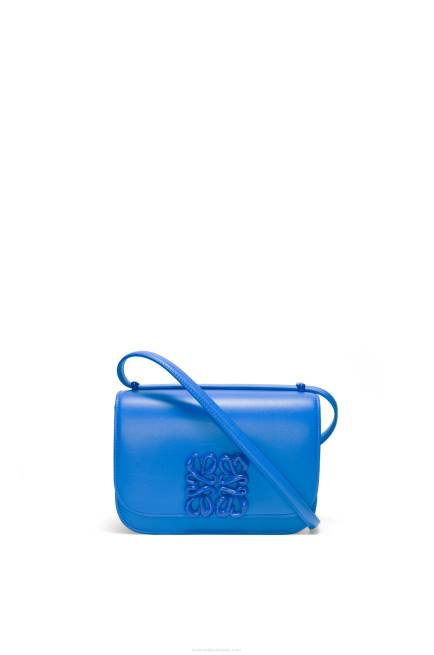 Scuba Blue Small Goya bag in silk calfskin Loewe 84PR481 Women