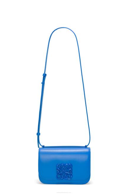 Scuba Blue Small Goya bag in silk calfskin Loewe 84PR481 Women
