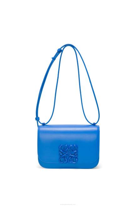 Scuba Blue Small Goya bag in silk calfskin Loewe 84PR481 Women