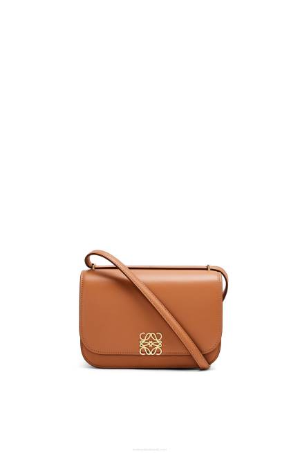 Tan Small Goya bag in silk calfskin Loewe 84PR280 Women