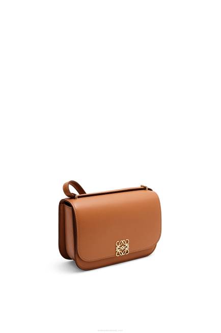 Tan Small Goya bag in silk calfskin Loewe 84PR280 Women