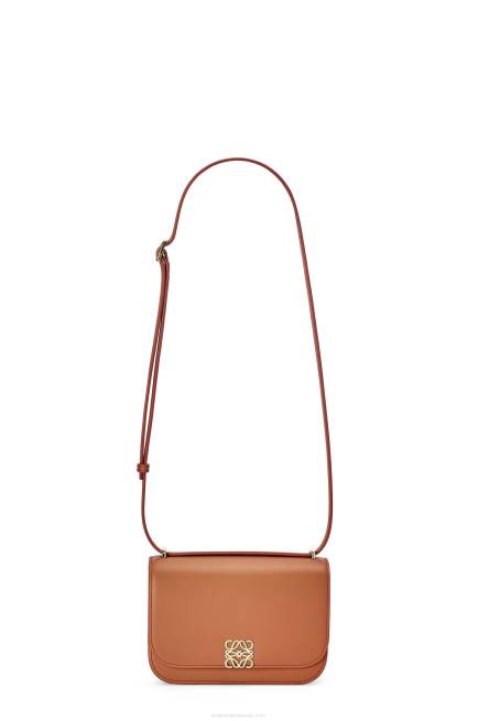 Tan Small Goya bag in silk calfskin Loewe 84PR280 Women
