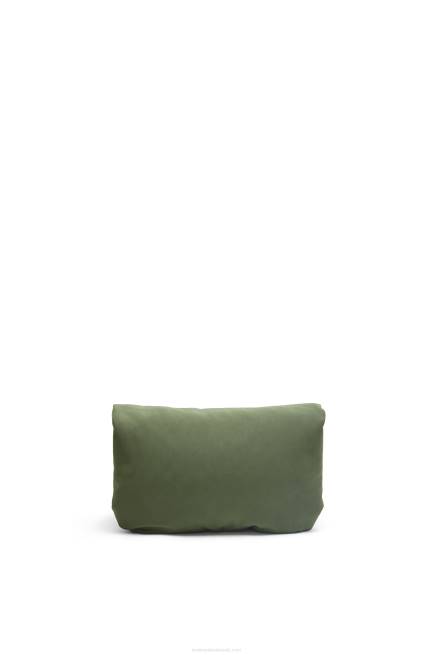 Vintage Khaki Mini Puffer Goya bag in nylon Loewe 84PR430 Women