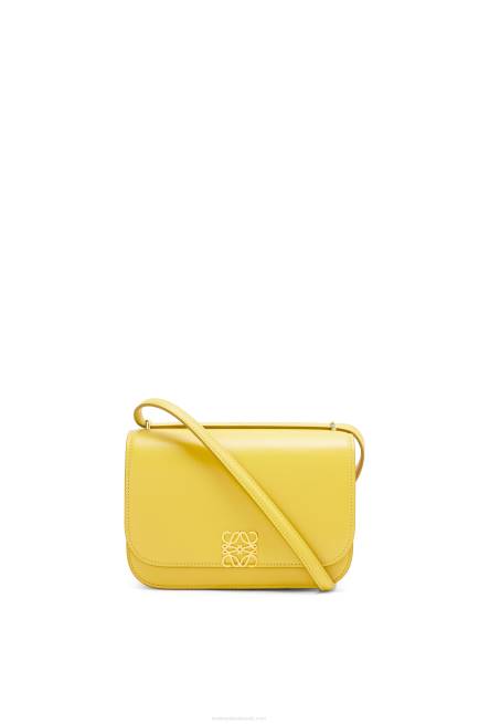 Yellow Small Goya bag in silk calfskin Loewe 84PR304 Women