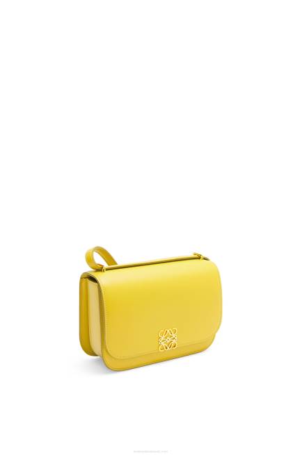 Yellow Small Goya bag in silk calfskin Loewe 84PR304 Women
