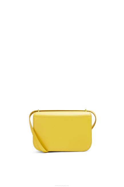 Yellow Small Goya bag in silk calfskin Loewe 84PR304 Women