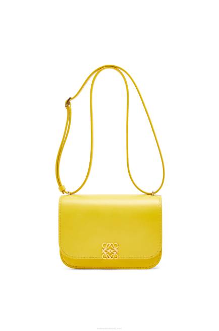 Yellow Small Goya bag in silk calfskin Loewe 84PR304 Women