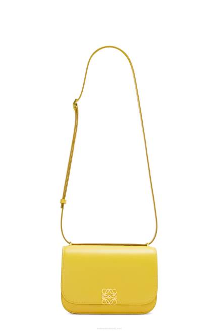 Yellow Small Goya bag in silk calfskin Loewe 84PR304 Women