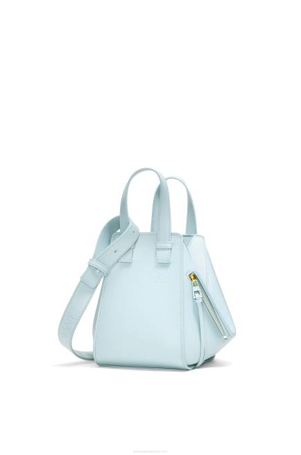Aquamarine Hammock compact bag in satin calfskin Loewe 84PR460 Women