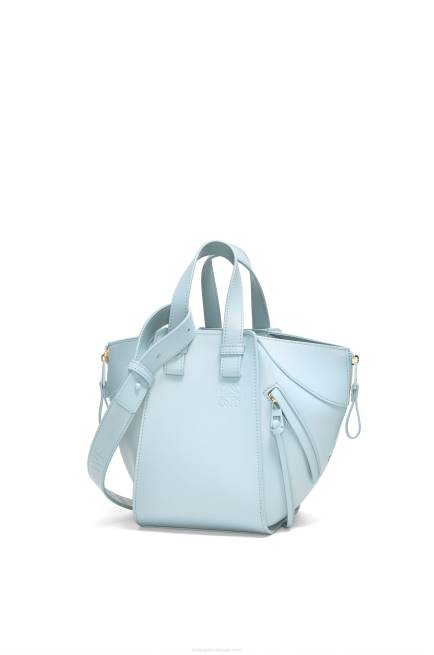 Aquamarine Hammock compact bag in satin calfskin Loewe 84PR460 Women