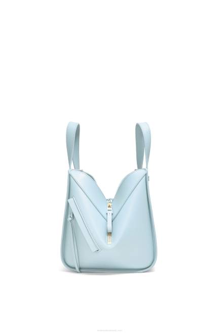 Aquamarine Hammock compact bag in satin calfskin Loewe 84PR460 Women