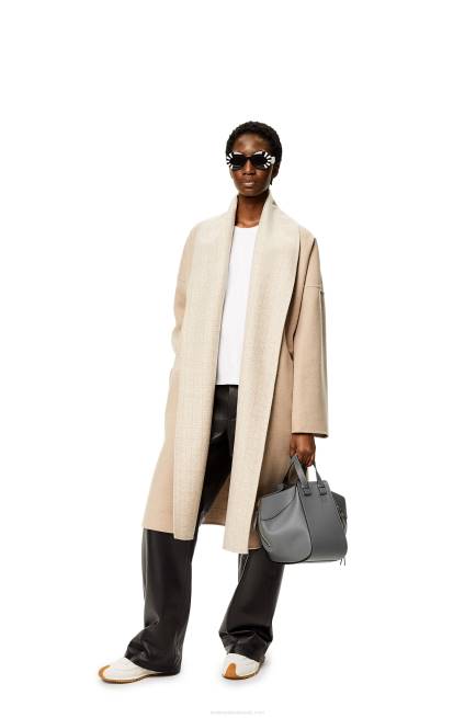 Asphalt Grey Small Hammock bag in soft grained calfskin Loewe 84PR502 Women