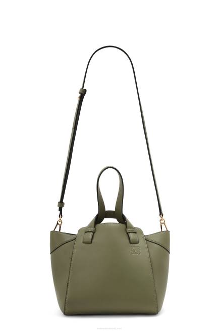Avocado Green Hammock Nugget bag in nappa calfskin Loewe 84PR519 Women