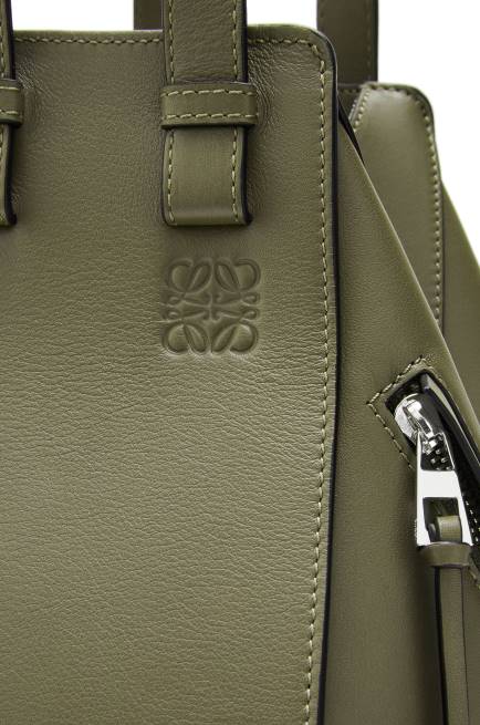 Avocado Green Small Hammock bag in classic calfskin Loewe 84PR524 Women