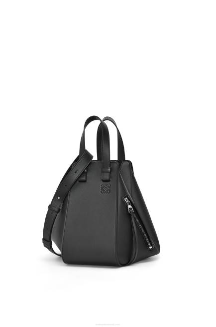 Black Small Hammock bag in classic calfskin Loewe 84PR341 Women