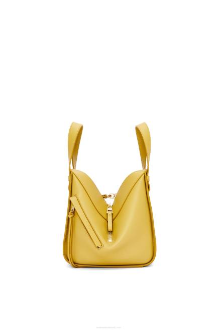 Bright Ochre Hammock compact bag in classic calfskin Loewe 84PR373 Women
