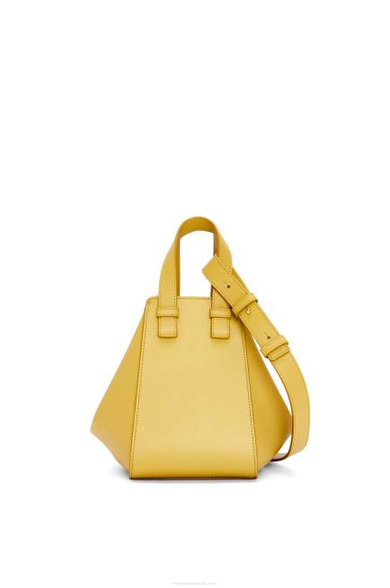 Bright Ochre Hammock compact bag in classic calfskin Loewe 84PR373 Women